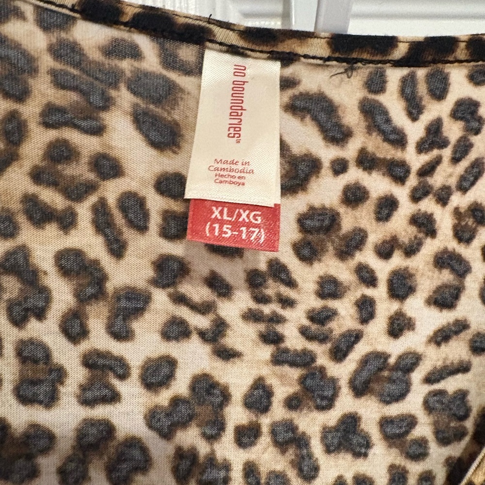 No Boundaries Animal Print Jumpsuit - Picture 2 of 4